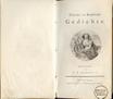 Elisens und Sophiens Gedichte