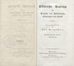 Dörptische Beyträge für Freunde der Philosophie, Litteratur und Kunst [2/1]