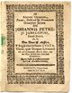 In Abitum Optatum Pietate, Doctrina et Humanitate Ornatissimi Juvenis Dn. Johannis Petreji Junecopini