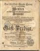 Das schreckliche Gericht Gottes