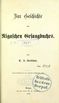 Zur Geschichte des Rigaschen Gesangbuches