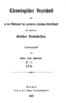 Chronologisches Verzeichniss aller... estnischen Druckschriften