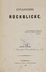 Livländische Rückblicke