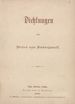 Dichtungen