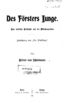 Des Försters Junge