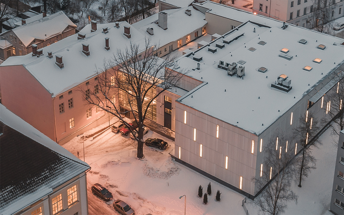 Droonifoto Eesti Kirjandusmuuseumist