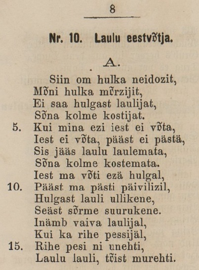 Saar_Laulu_eestvõtja_Vana_Kannel_tekst