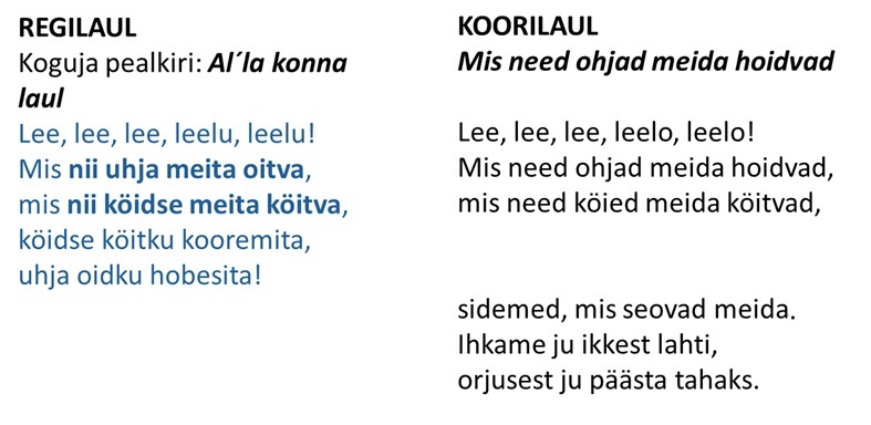 Saar Mis need ohjad tekstid