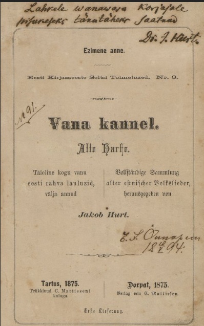 Saar_Laulu_eestvõtja_Vana_Kannel_tiitel