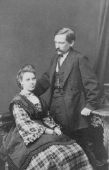 Alexis Kreutzwald ja Sophia v. Husen 1871. või 1872. a. Foto: Charles Borchardt
