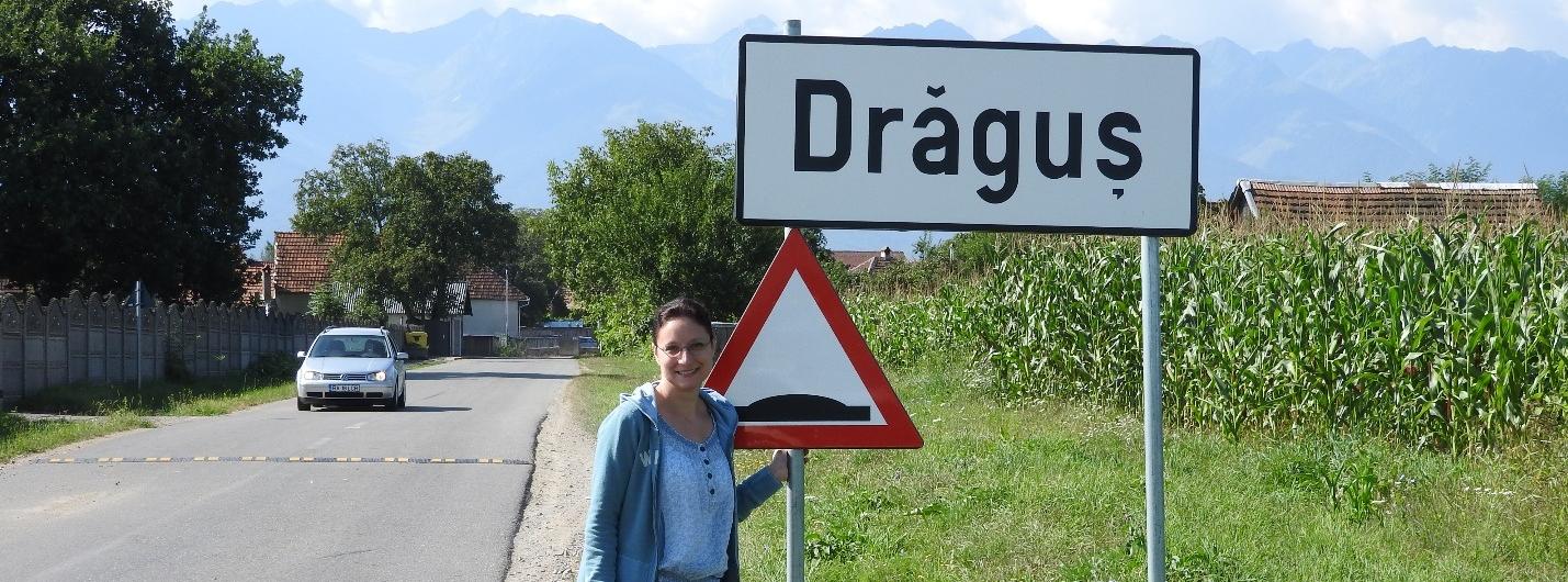 Irina Stahl in Rumenia, Drăguș village