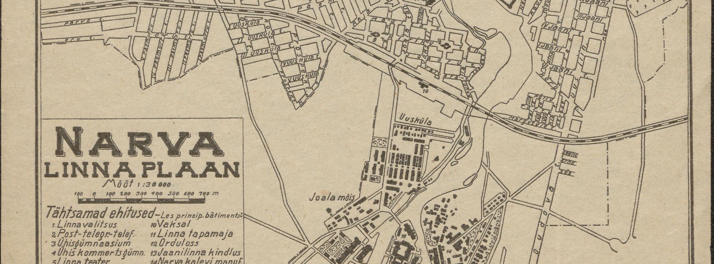 Narva linnaplaan