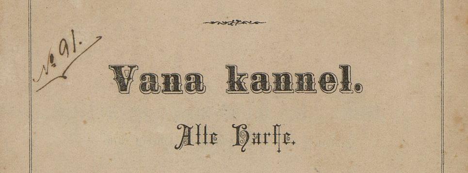 Vana Kandle esileht