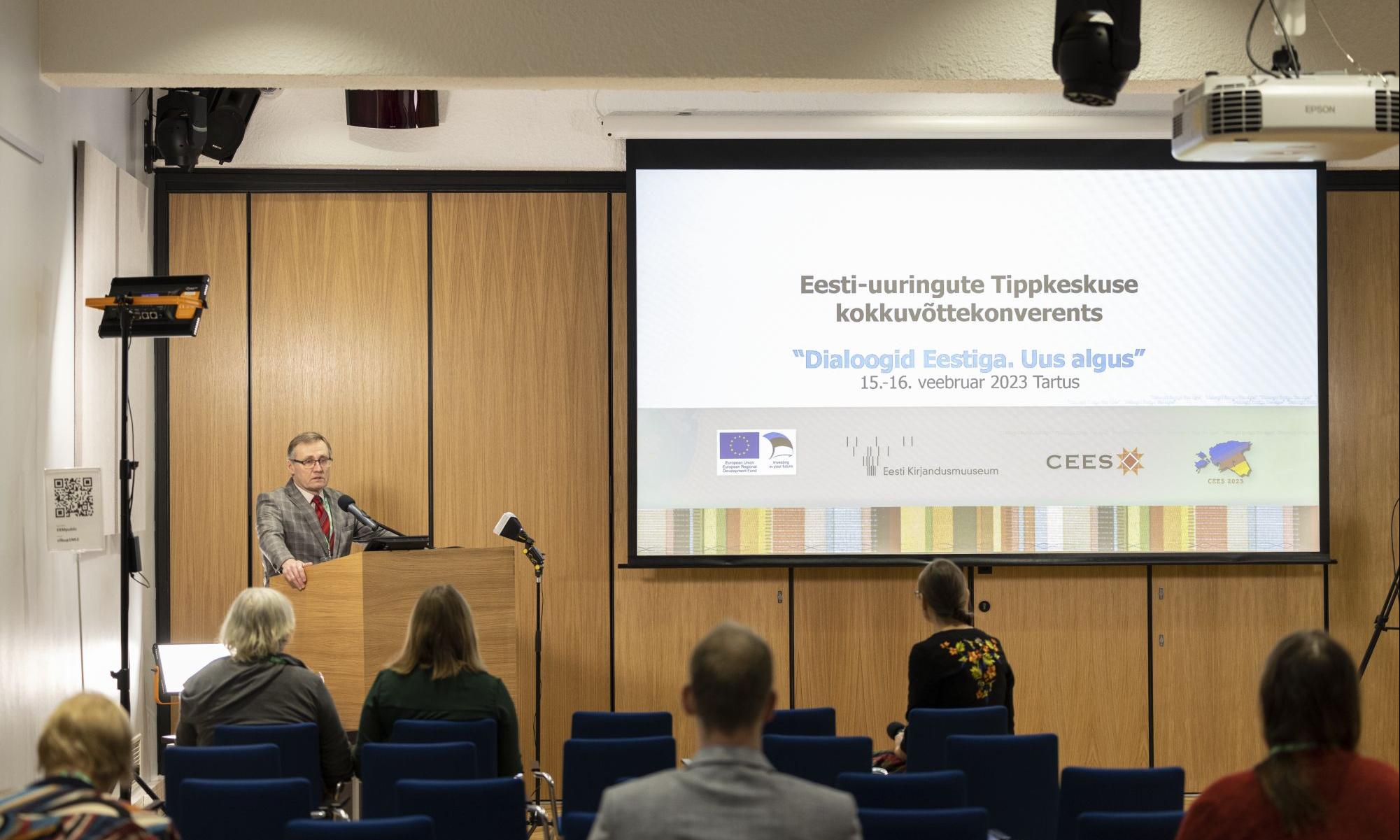 Haridusminister Tõnis Lukas avab tippkeskuse konverentsi Eesti Kirjandusmuuseumis