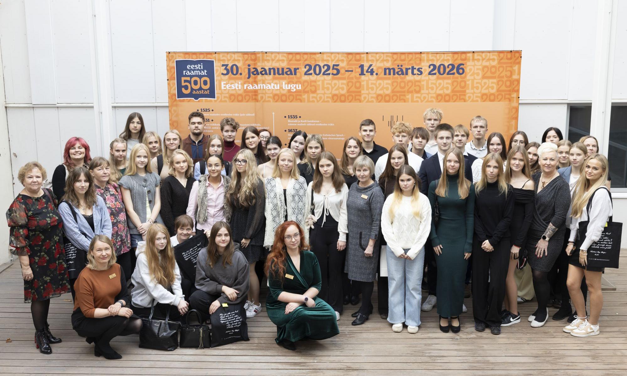 Eluloovõistlusel osalejate grupipilt