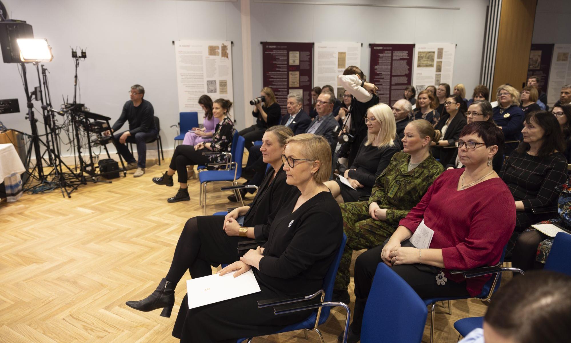 vaade saali tunnustusürituse ajal