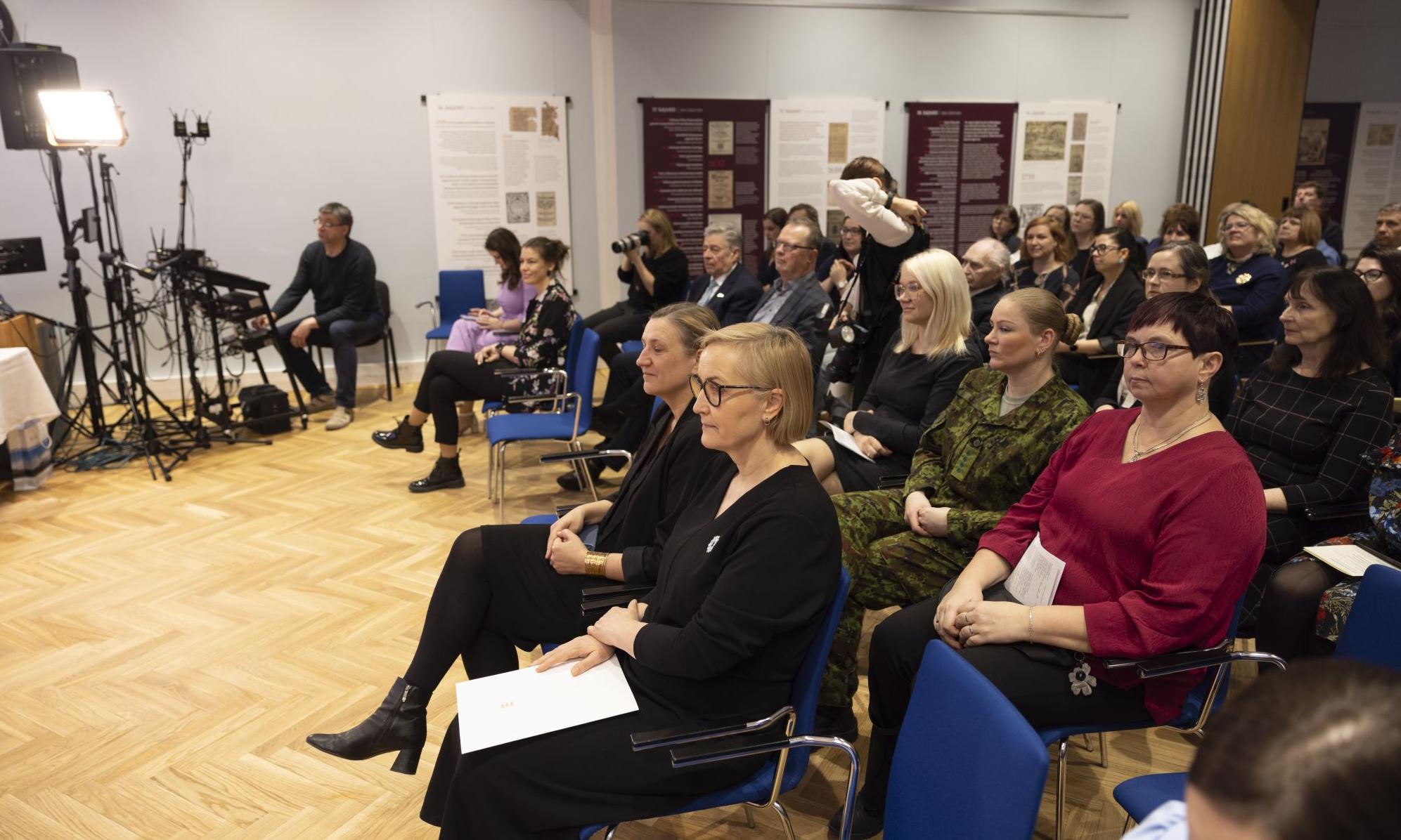 vaade saali tunnustusürituse ajal